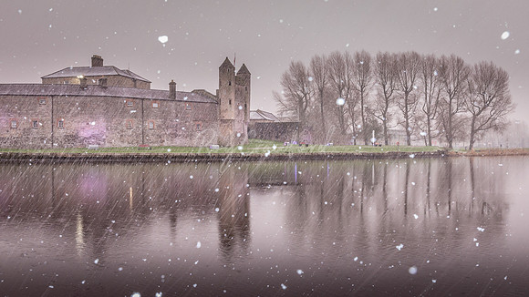 Enniskillen Castle snow 1