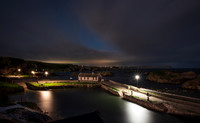Ballintoy harbour,Ballycastle at night