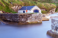 Ballintoy harbour Boathouse