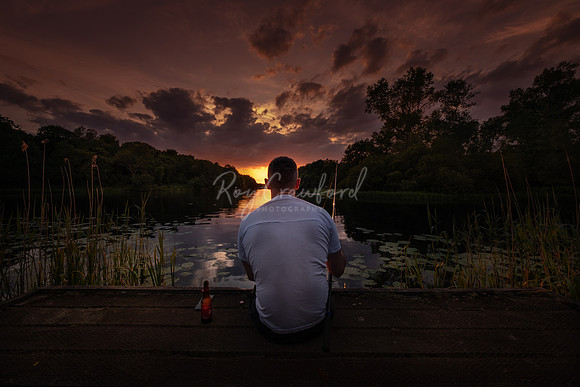 Fisherman at sunset-219