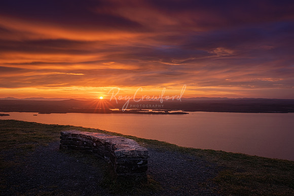 lough navar sunset June 2020-