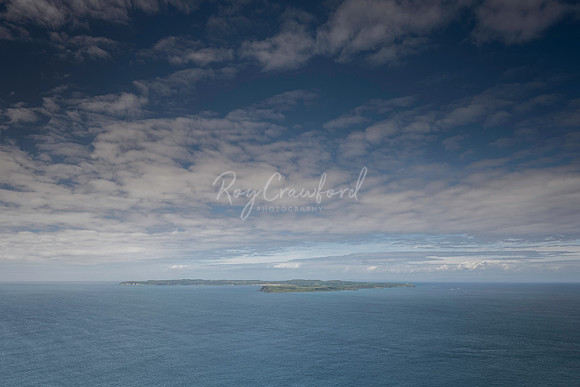 Rathlin Island from Torr Head, July 2020