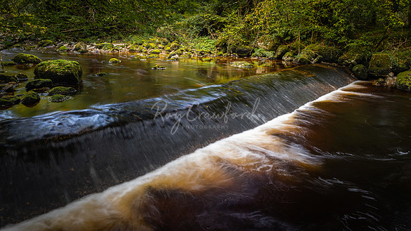 Fermanagh low flowing river October 2020-2
