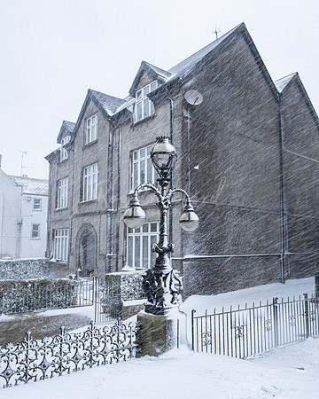 St Macartin's Cathedral rectory in the snow  2021